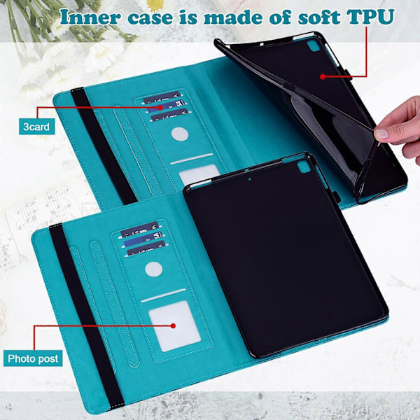 PU Nettbrettveske For Lenovo Tab M11 / Xiaoxin Pad 11 2024[D] Blue