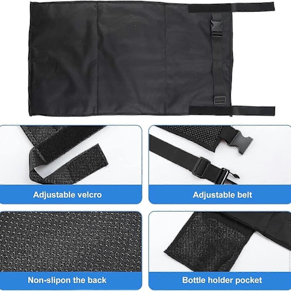 Flysete for barn | Reisesenger for fly - Flysetepedaler sammenleggbar design, strekk ut føttene for utgangsråder, midtsete, vindusete Black
