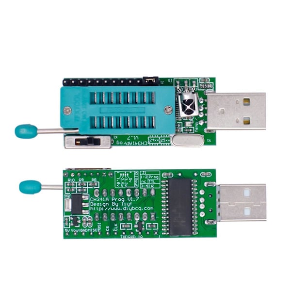 CH341A Programmer V1.7 1.8V Nivåskift W25Q64FW W25Q128FW Gd25LQ64