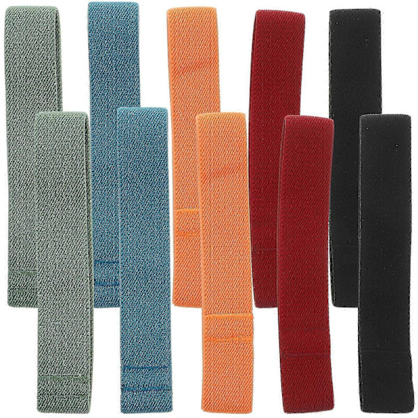 10 stk. Bento Boks Stropper Elastiske Matboks Forseglingsstropper Bento Boks Elastiske Stropper[D] 15.00X2.50X0.50CM