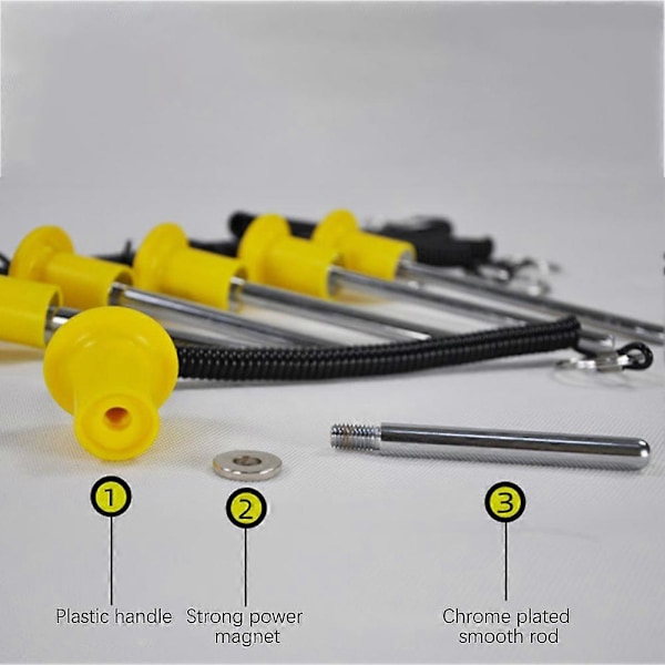 Magnetisk Vektstabel Pinne med Trekktau T Håndtak Lett Vektstabel Velger Pinne for Trening Fitness Gym[D] 10x105