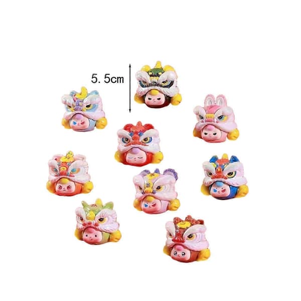 Blind Box Figur Enkeltboks Mystery Leke Tilfeldig Design Overraskelses Actionfigur[D] Random 5.5cm high