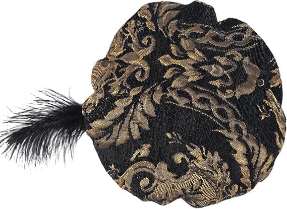 Renessansehatt – Middelalderhatt | Middelaldertilbehør for menn med en autentisk flat cap-stil (D)