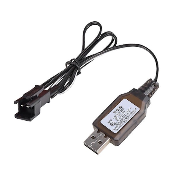9.6V NiCd/NiMH Batteri USB Oplader 200mA til RC Bil Båd til Tank Legetøj[D] Positive