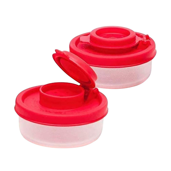 Pepparkvarnar Fuktsäkra Mini Saltskakare För Camping Picknick Utomhus Kök Lunchlådor Resa Kryddset Klar Med Färgade Lock Plast