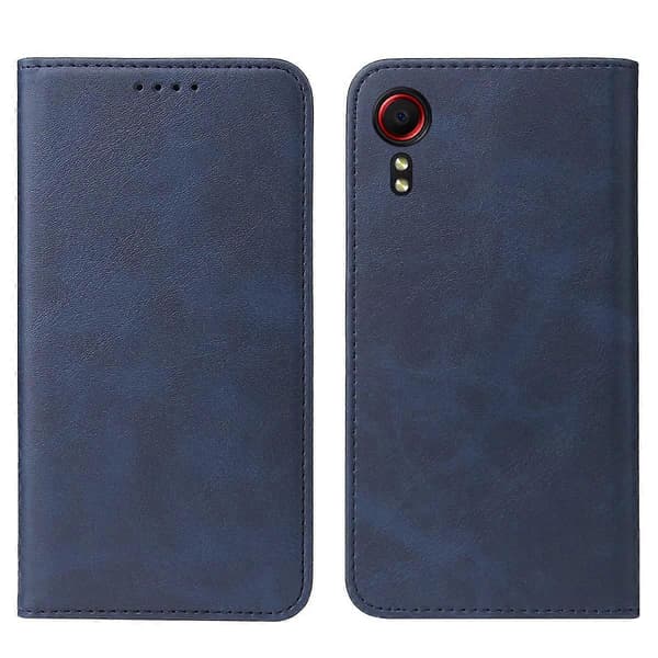 Samsung Galaxy Xcover 5 Magnetisk Læder Etui Blå[D] Blue