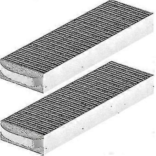 2-pack Aktivkolfilter för Bora Pure/X Pure/S Pure Utdragsfläkt, PUAKF Filtertillbehör Ersättningsfilter Nytt för 2024