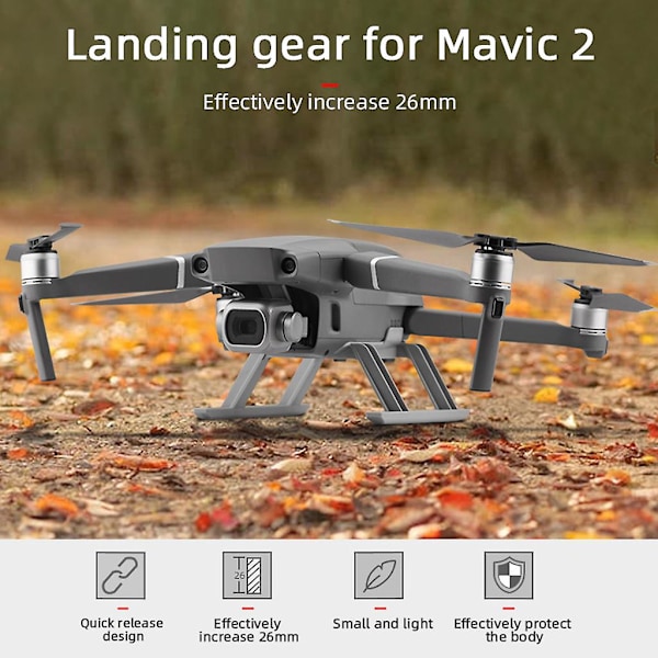 Landningsställ Förlängd Höjd Benstöd Skydd Ställ Sladd För Mavic 2 Pro[D]