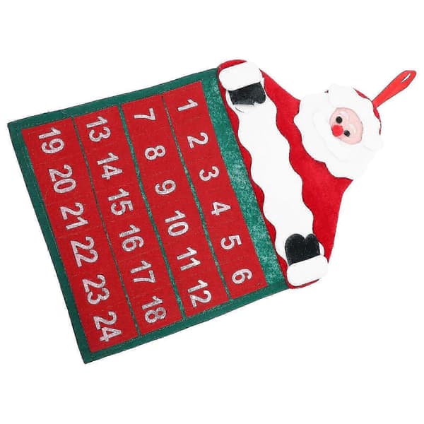 Festlig julekalender med elgdesign til juledekorationer[D] Multi 70.00X20.00X0.50CM