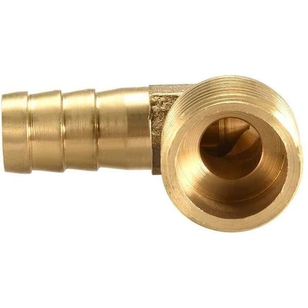 90° modhage messing albuefitting, 12mm modhage x1/2\" G udvendigt rør, 2 stk. 100 g