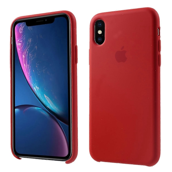 Silikonfodral för iPhone XS 5,8 tum 1:1 skala, mjukt och fast