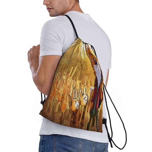 s50 Zootopia Canvas dubbel axelryggsäck effektiv design för fullpackade scheman k50[D]