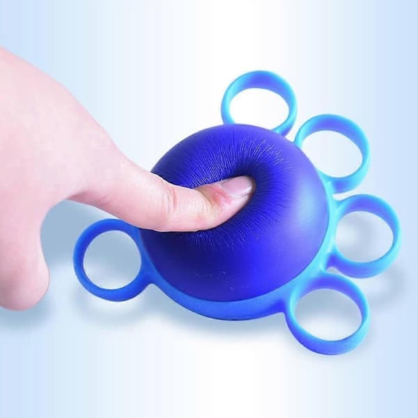 10lb Ergonomisk Håndgrebstræner Bold Finger Træningsredskab til Børn & Voksne, Holdbart Klemmeværktøj til Styrketerapi & Stresslindring[D]