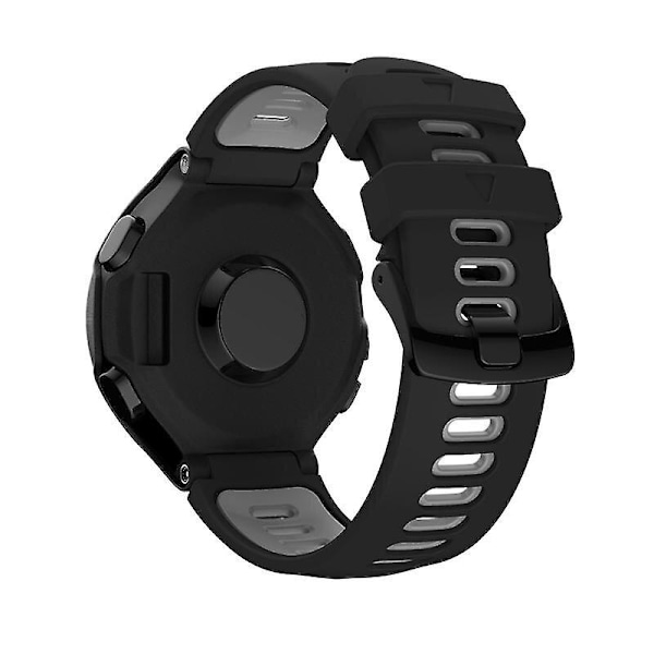 Passande rem för Garmin Forerunner 735xt 220 230 235 620 630 armband i silikon med spänne i stål A03