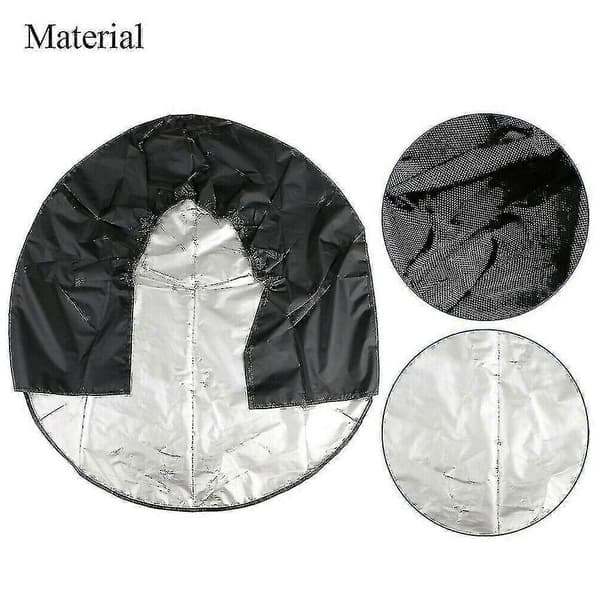 4-pack Vattentätt Däckskydd Reservdäck Hjul Husbil Släpvagn Husvagn Antikorrosionsskydd [D] Silver S