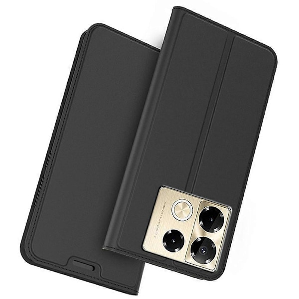 For Infinix Note 40 Pro+ Etui i PU Læder med Kortlomme Stativ Magnetisk Lukning Multicolor Style A