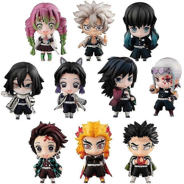 Demon Slayer Blind Box Sett - Samlefigurer av Nezuko & Zenitsu[D] Mini Figure