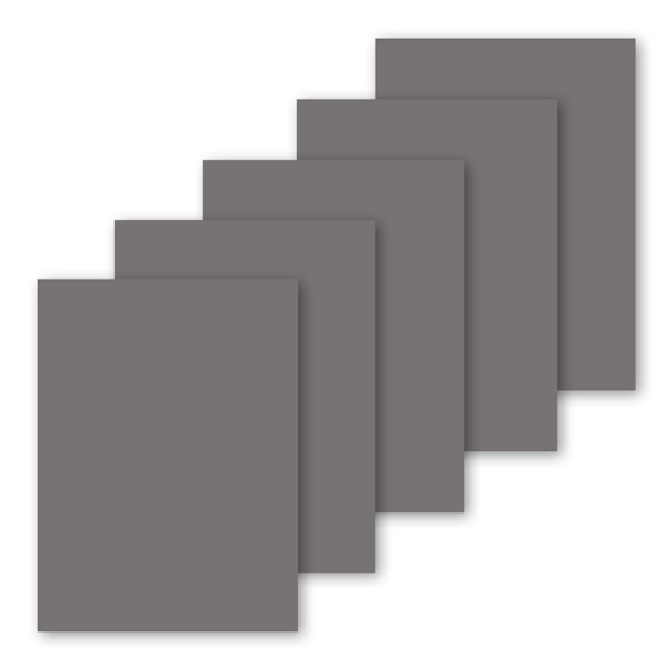 Selvklæbende Reparationslapper 5 Ark Sort 20x14.5cm[D]