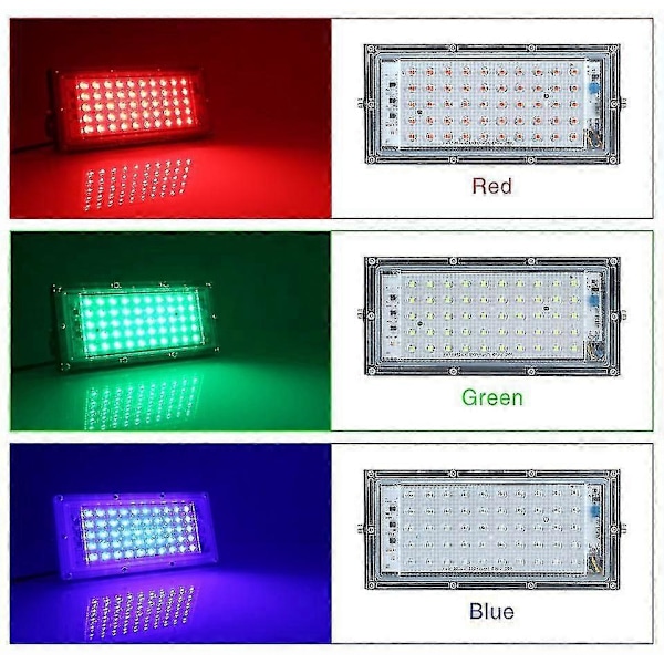 50W IP65 Vattentät Utomhus LED Strålkastare [D] Warm White