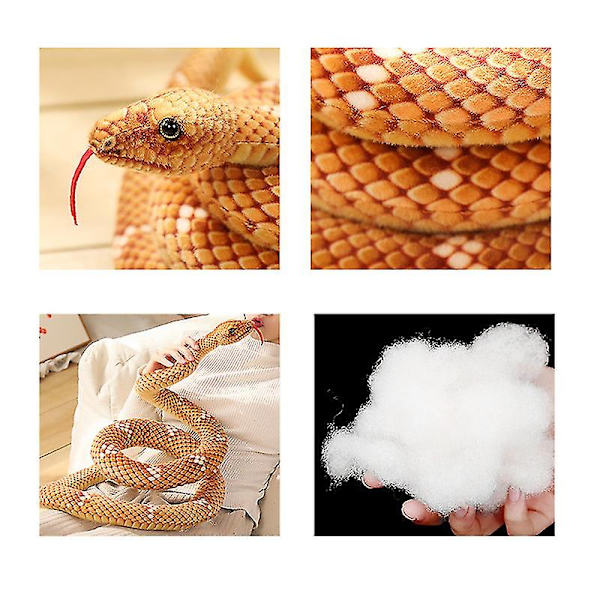 Jättimäinen Python Pehmolelu[D] yellow