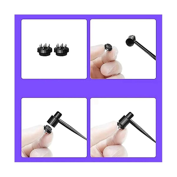 7 Star Nåle & Dermal Hammer, Nåle, Dermal Nåle Hammer (2 Æsker/26 Stk)