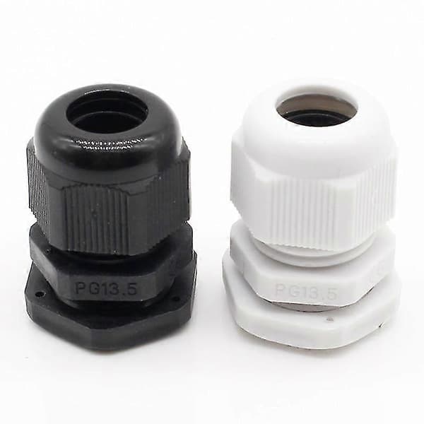 Ip68 Vedenpitävä, Pg13.5 Nylon Kaapelitiiviste[D] Black