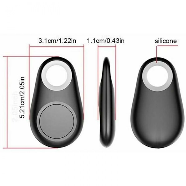 5 stk GPS Tracker Smart Nøglefinder Lokator Anti-Lost Bluetooth Tra