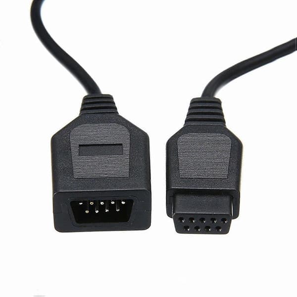 2x 9-pins forlængerkabel til Sega Genesis 2/3 Megadrive 2 controller[D]