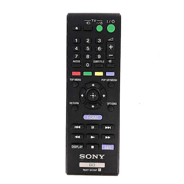 RMT-B119P Fjärrkontroll för Sony BD Blu-Ray DVD BDP-S1100 BDP-S590 BDPS5100[D]