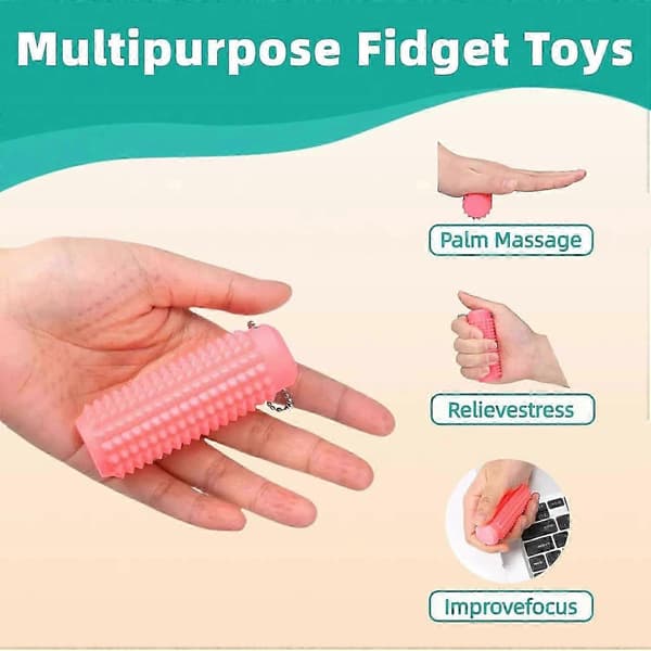 Little Ouchies Smärt Fidget, Spiky Grippie Sensoriska Stress Relief Leksaker [D] A