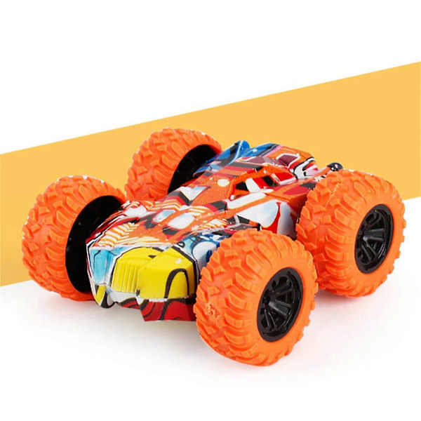 Leksaker för pojkar - Dubbelsidig Stunt Graffitibil Offroad Modellbil Fordon Barnleksak Present