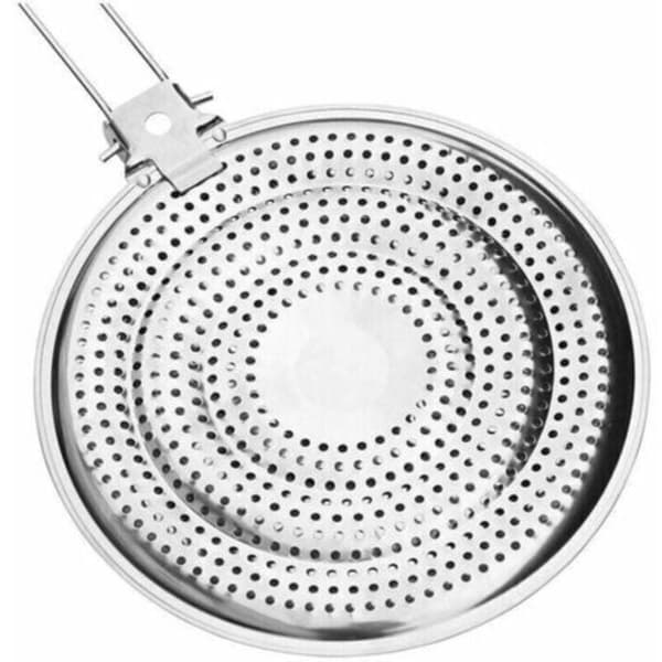 21 cm varmeudleder i rustfrit stål kun til gaskomfur (D)