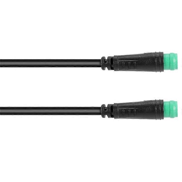 Elektrisk Cykel Ebike 5 Pin Hane till Hane Display Förlängning för Mid Motor BBS01/BBS02/[D] black