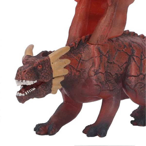 Simulerad Elddrake Modell Verklighetstrogen Utseende Flygande Dinosaurie Figurin För Samling Dekoration[D]