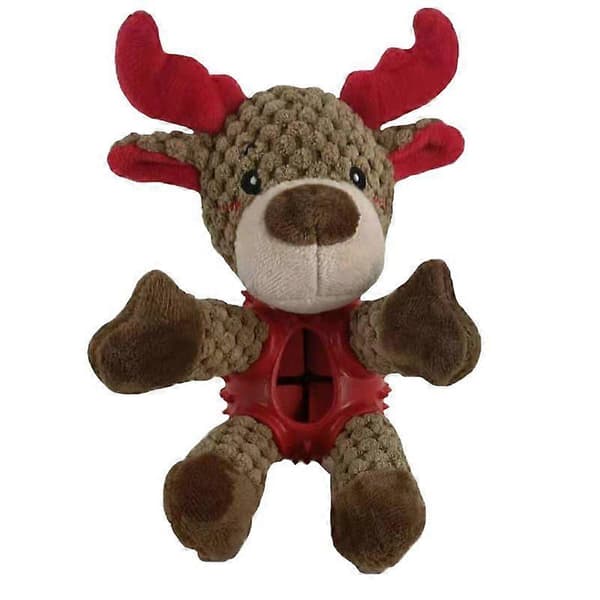 Juleplysjleker for kjæledyr, gummileker[D] Elk