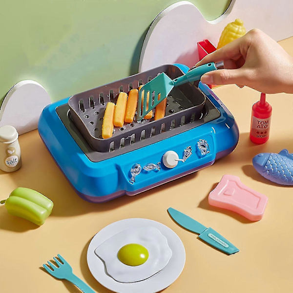 Gourmet Kocklåda Leksak, Låtsas Leka Gourmet Kocklåda För Barn, Simulerings Vattenfritös Mat Färgbyte Simulerings Kock Leksak, Låtsas Leka Ki
