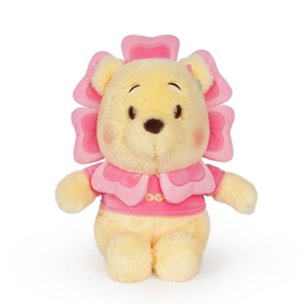 Disney Blomma Fe Serie Docka Hänge Jordgubbe Nalle Puh Kiki Plyschleksak Sovdocka (23cm Blomma Fe Jordgubbsbjörn) [YJD]