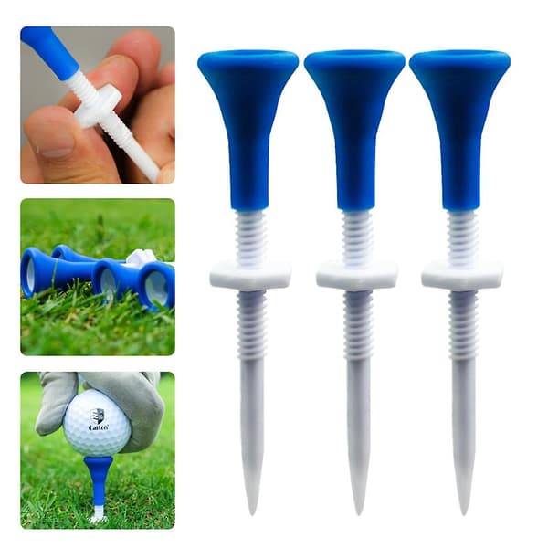 5 stk. Golf Tee Ball-Nails Plast Golf Træningsbold Stand Lav Modstand[D]