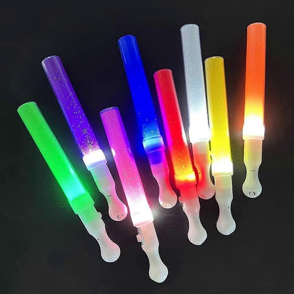 LED glow stick, 3-tilstande, øjensikker, multi-farve, ABS, Kae[WSY]