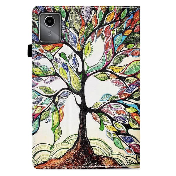 Lær Smart Deksel For Lenovo Tab M11 / Xiaoxin Pad 11 2024 Life Tree