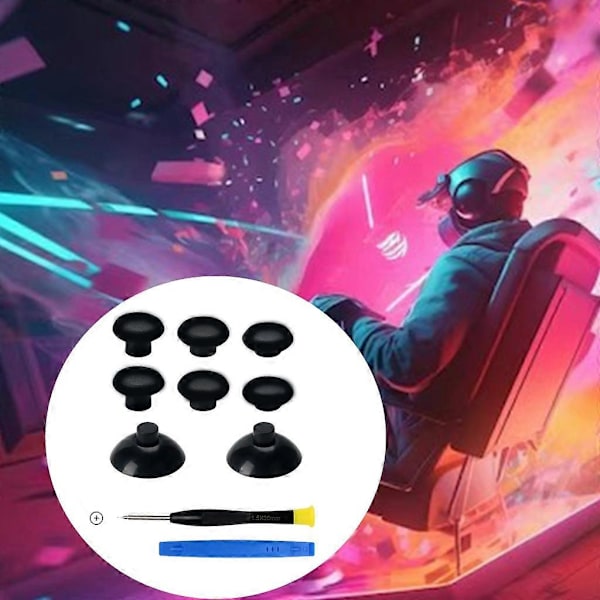 Utbytbara Tumstocks 3D Rocker-Hattar för P5 Spelkontroll med Verktyg