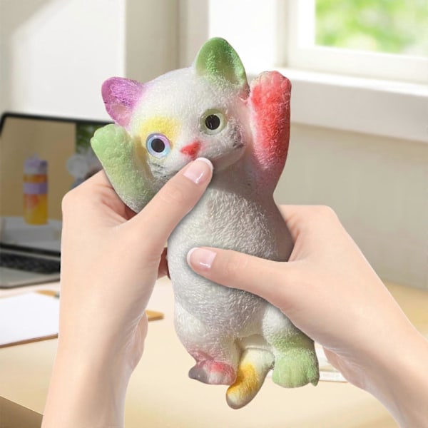 Catss Hands Up Catss Kneading Stressavlastende Leke Jente Plysj Leke Simulering Catss Kneading GAO251267