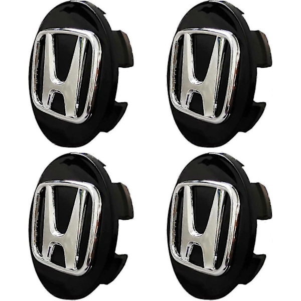 (svart) 69mm) Bil Logotyp Center Cap Fälglockar Navskydd Logotyp Badge Emblem För Honda (passar Hon-da