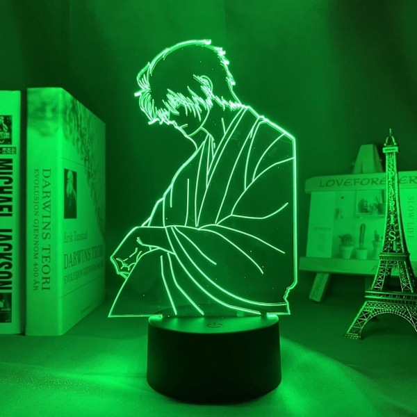 3D Lampe Anime Yona of The Dawn LED Nattelys for Barnerom Dekor Nattelys Bursdagsgave Akatsuki No Yona Hak Nattelys