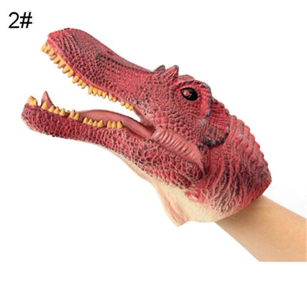Simulerings Dinosaurie PVC Handdocka Intelligent Rollek Leksak Barn Present KAESI[D] Red Spinosaurus