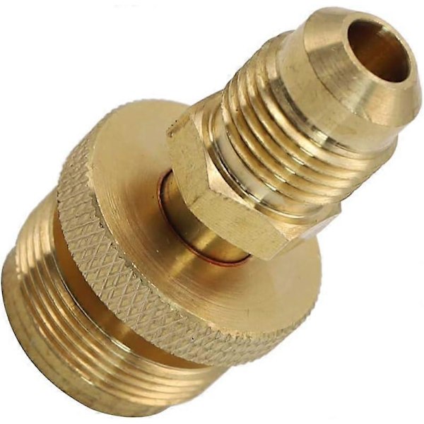 1lb Propan Tank Beholder Regulator Adapter Tilslutning Konverter til 3/8\" Han Flare, Bærbare Camping Grill Komfur Dele[D]
