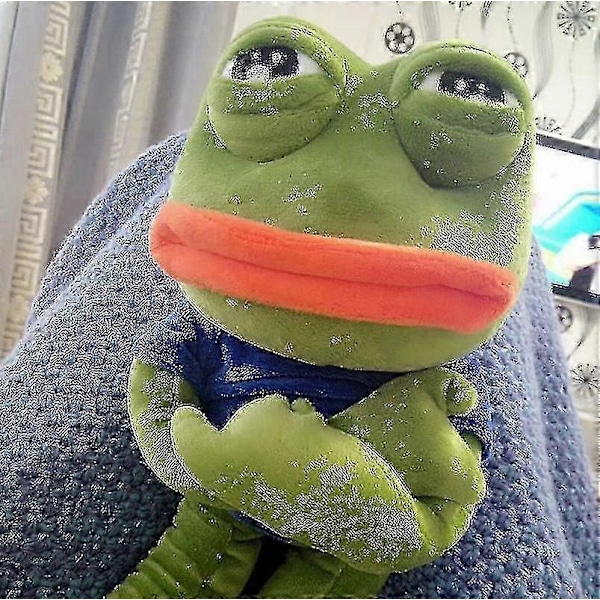 45cm Hauska Sammakko Pehmolelu Maaginen Ilme Pepe Sammakko Surullinen Sammakko Keräily Pehmolelut Joululahjat Syntymäpäivälahjat Pehmo [HsSs] x[D] Blue
