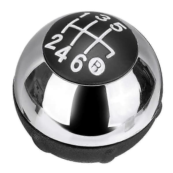 6-trins gearstangsskifteknop til 500 2012-2018[D] Bright Silver