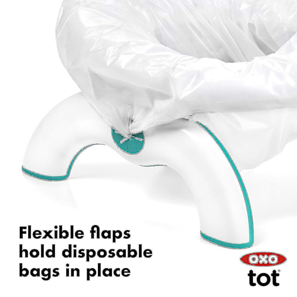 Tot 2-i-1 Go Potty - Teal, 1 Count (pack av 1) Chumian
