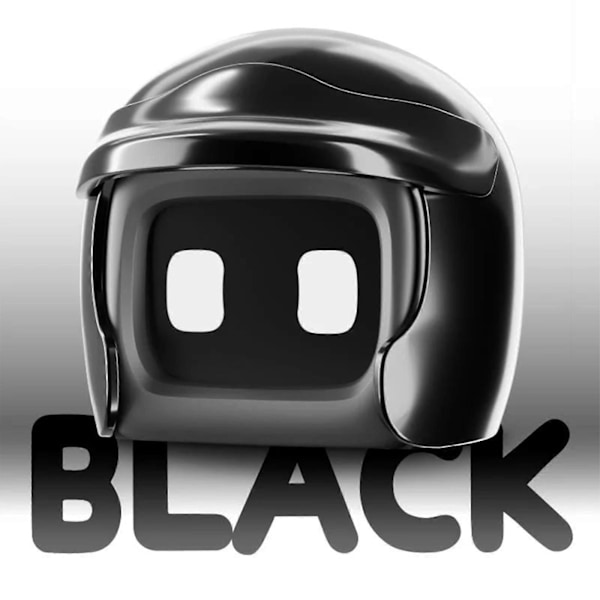 Interaktiv Robotbil Montert Robotleker Søte Hjelm Billeker Skrivebordsdekorasjon[D] Black